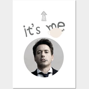 It's Me, Robert Downey Jr behind the mask Posters and Art